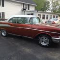 1957 Sunset Fire Prism w White Hard Top Chevrolet Bel Air/150/210 thumbnail