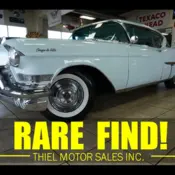 1957 Light Blue Cadillac Coupe De Ville thumbnail