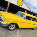 1957 Yellow Chevrolet Bel Air/150/210 thumbnail