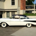 1957 White Chevrolet Bel Air/150/210 thumbnail