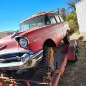 1957 Red Chevrolet 210 thumbnail