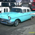 1957 Blue Chevrolet Bel Air/150/210 thumbnail