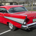 1957 Red Chevrolet Bel Air/150/210 thumbnail