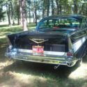 1957 Onyx black Chevrolet Bel Air/150/210 thumbnail
