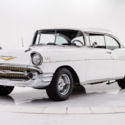1957 White Chevrolet Bel Air/150/210 thumbnail