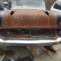 1957 Red Chevrolet Bel Air/150/210 thumbnail
