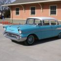 1957 Blue Chevrolet Bel Air/150/210 thumbnail