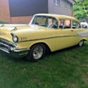 1957 Yellow Chevrolet Bel Air/150/210 thumbnail