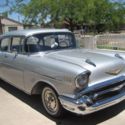 1957 Silver Chevrolet Bel Air/150/210 thumbnail