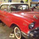 1957 Red/White Chevrolet Bel Air/150/210 thumbnail