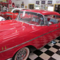 1957 Red Chevrolet Bel Air/150/210 thumbnail