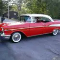 1957 Black Chevrolet Bel Air/150/210 thumbnail