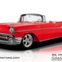 1957 Red Chevrolet Bel Air/150/210 thumbnail