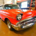 1957 Red Chevrolet Bel Air/150/210 thumbnail