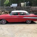 1957 Red Chevrolet Bel Air/150/210 thumbnail