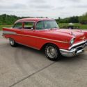 1957 Red Chevrolet Bel Air/150/210 thumbnail