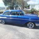 1957 Blue Chevrolet Bel Air/150/210 thumbnail