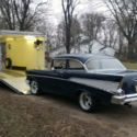 1957 Blue Chevrolet Bel Air/150/210 thumbnail