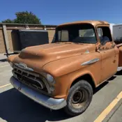 1957 Orange Chevrolet C-10 thumbnail