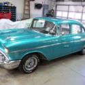 1957 Teal Chevrolet Bel Air/150/210 thumbnail