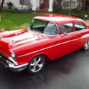 1957 Red Chevrolet Bel Air/150/210 thumbnail
