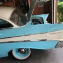 1957 Blue Chevrolet Bel Air/150/210 thumbnail