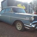 1957 Blue Chevrolet Bel Air/150/210 thumbnail