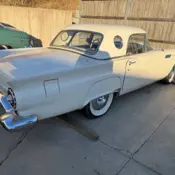 1957 White Ford Thunderbird thumbnail