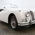 1957 White Jaguar XK thumbnail