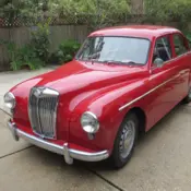 1957 Red MG Magnette ZB thumbnail