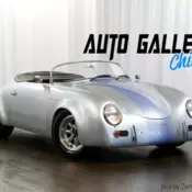 1957 Silver Porsche 356 thumbnail