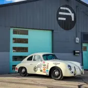 1957 WHITE Porsche 356 thumbnail