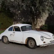 1957 White Porsche 356A thumbnail