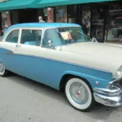 1956 Blue Ford Customline thumbnail