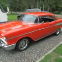 1957 white/rootbeer Chevrolet Bel Air/150/210 thumbnail