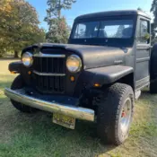 1957 Black Willys 1 Ton Pickup thumbnail
