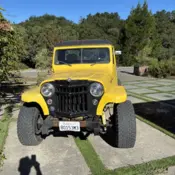 1957 Yellow Willys 1/2 Ton Pickup thumbnail