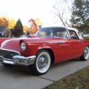 1957 Red Ford Thunderbird thumbnail