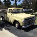 1958 Pale yellow Ford F-100 thumbnail