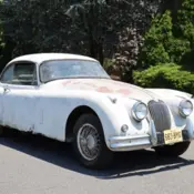 1958 White Jaguar XK thumbnail