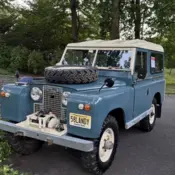 1958 Blue Land Rover Series II thumbnail