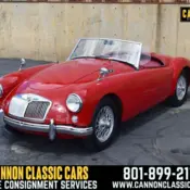 1958 Red MG A thumbnail