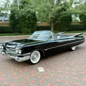 1959 Black Cadillac 62 Convertible thumbnail