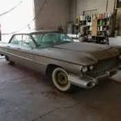 1959 Gold Cadillac Brougham thumbnail