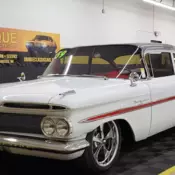 1959 White Chevrolet Bel Air/150/210 thumbnail