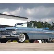 1959 Frost Blue Chevrolet Impala thumbnail