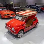 1959 Coral Red Fiat 500 thumbnail