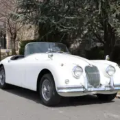 1959 White Jaguar XK150 S thumbnail