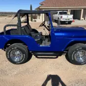 1959 Blue Jeep CJ thumbnail