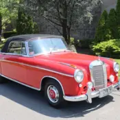 1959 Red Mercedes-Benz S-Class thumbnail